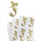 Glitter Mermaid Stickers Party Decorations and Envelope Seals, 2" 40 pack Gold Glitter